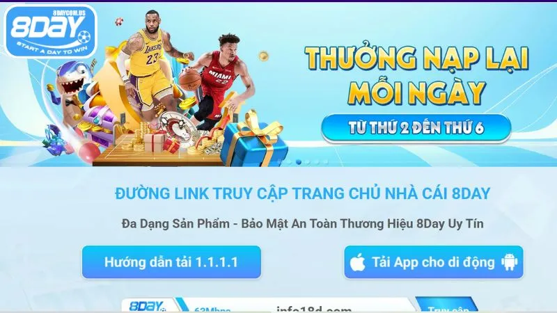 8Day luôn cập nhật nhiều khuyến mãi cho người chơi